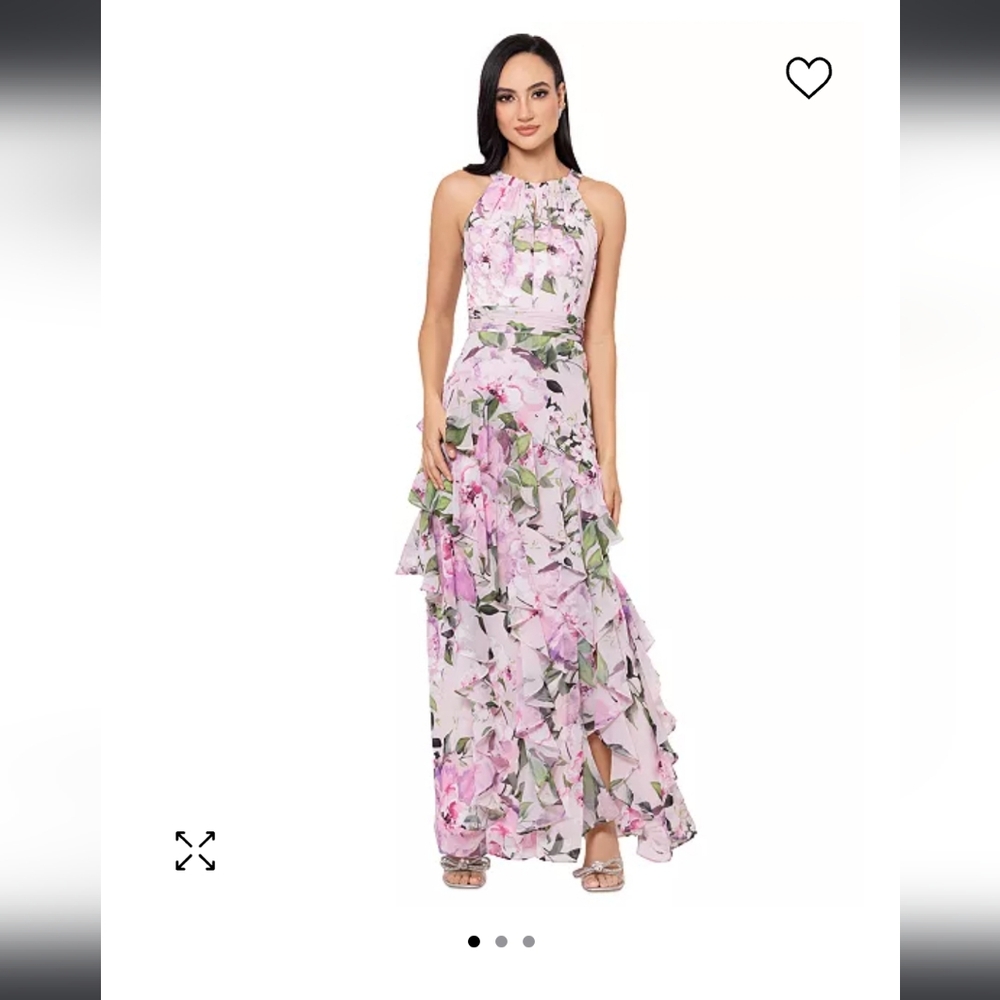 Xscape Floral Formal Dress